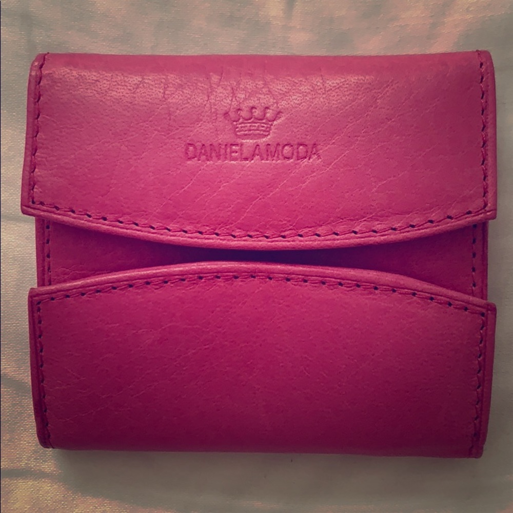 VeraPelle Genuine Leather 3-fold mini wallet